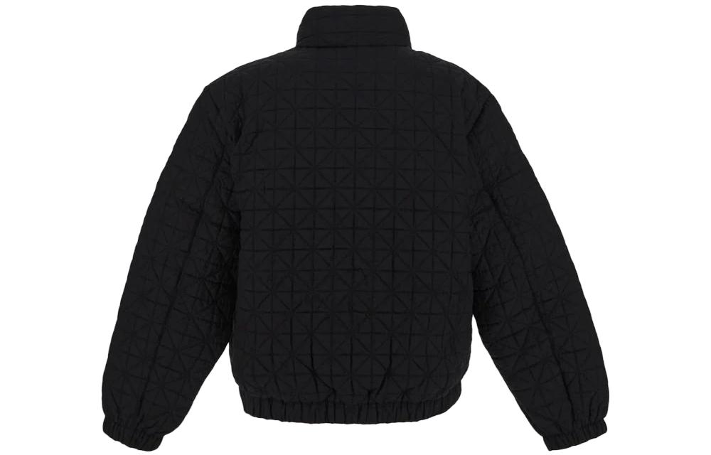 Lookbook KENZO Chaqueta Puffer Negra con Logo y Diseño de Cuello Alto con Cremallera FD65OU1389NN-99