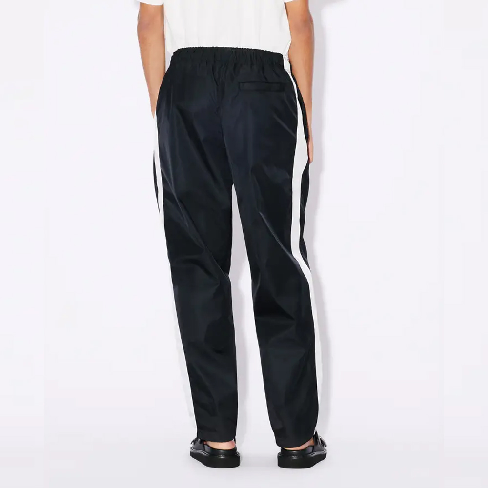 Details for KENZO  Black Relaxed Fit Logo Print Elastic Waist Pants FE55PA5049OA-99