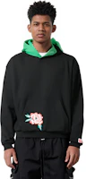 Details for KENZO 黑色可翻穿刺繡花卉套頭衛衣 FC65SW4324MF-99