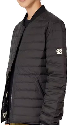 KENZO Black Solid Color Slim Fit Baseball Collar Jacket JM1NE5BL61199 Lookbook KENZO Black Solid Color Slim Fit Baseball Collar Jacket JM1NE5BL61199