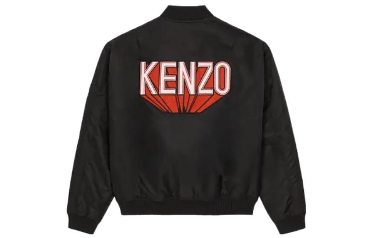 Lookbook KENZO 黑色字母修身棒球領外套 FD65BL1279OC99