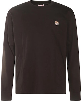 KENZO Baju Peluh Hitam Logo Solid Lengan Panjang Crewneck FE55TS1994SG-99 Buy KENZO Baju Peluh Hitam Logo Solid Lengan Panjang Crewneck FE55TS1994SG-99