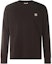 Buy KENZO Baju Peluh Hitam Logo Solid Lengan Panjang Crewneck FE55TS1994SG-99