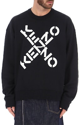 KENZO Sweatshirt Hitam dengan Logo Panah Terbaru. 5SW5214MS-99 Shop KENZO Sweatshirt Hitam dengan Logo Panah Terbaru. 5SW5214MS-99