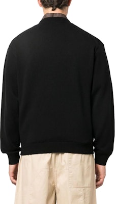 KENZO ブラック ウールコットン混 長袖セーター FD65PU4293BB-99J Shop KENZO ブラック ウールコットン混 長袖セーター FD65PU4293BB-99J