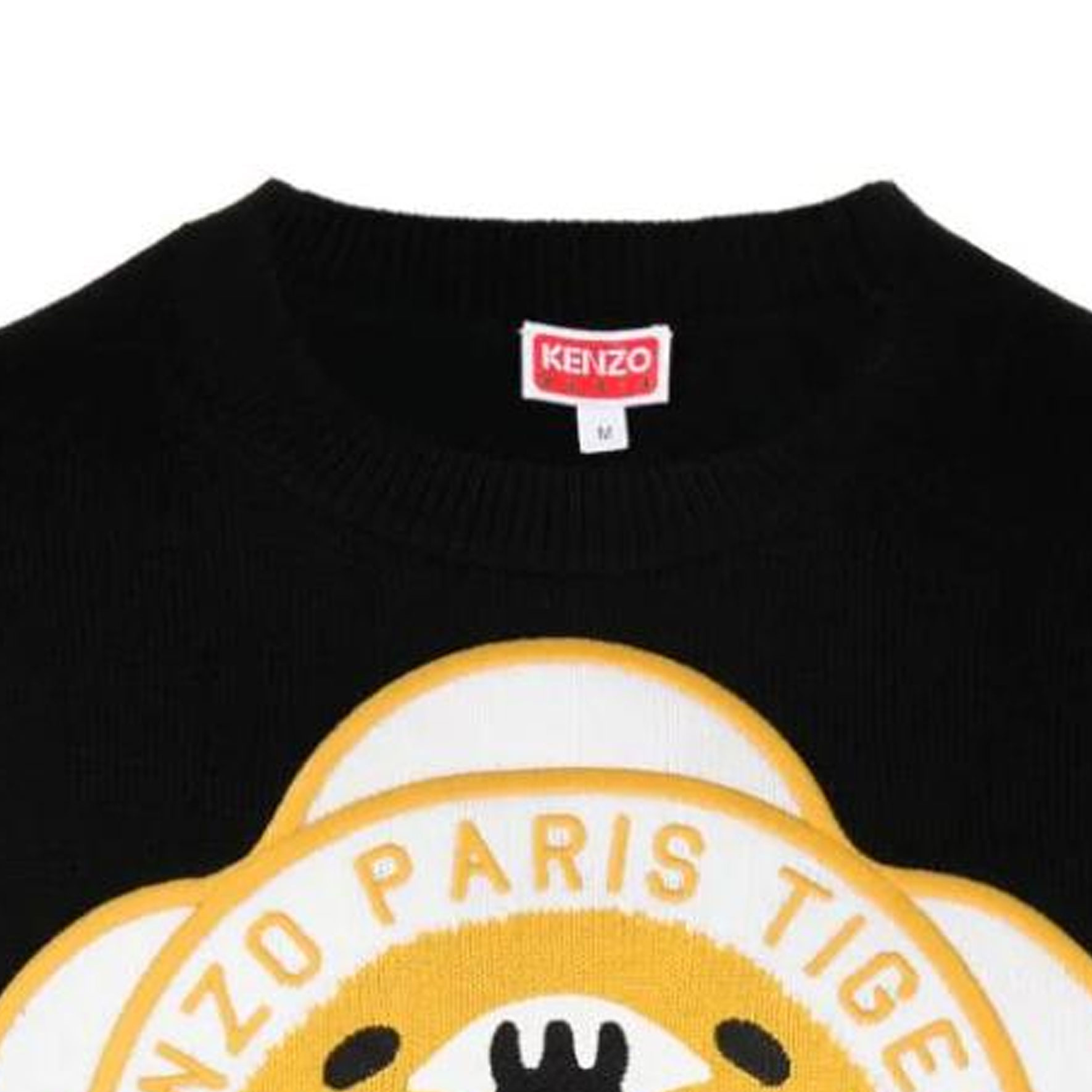 Details for KENZO ブラック ウールコットン混 長袖セーター FD65PU4293BB-99J