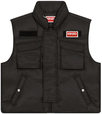 Chaleco Negro con Cremallera y Cuello Alto KENZO FD65OU0019NI-99 Order Chaleco Negro con Cremallera y Cuello Alto KENZO FD65OU0019NI-99