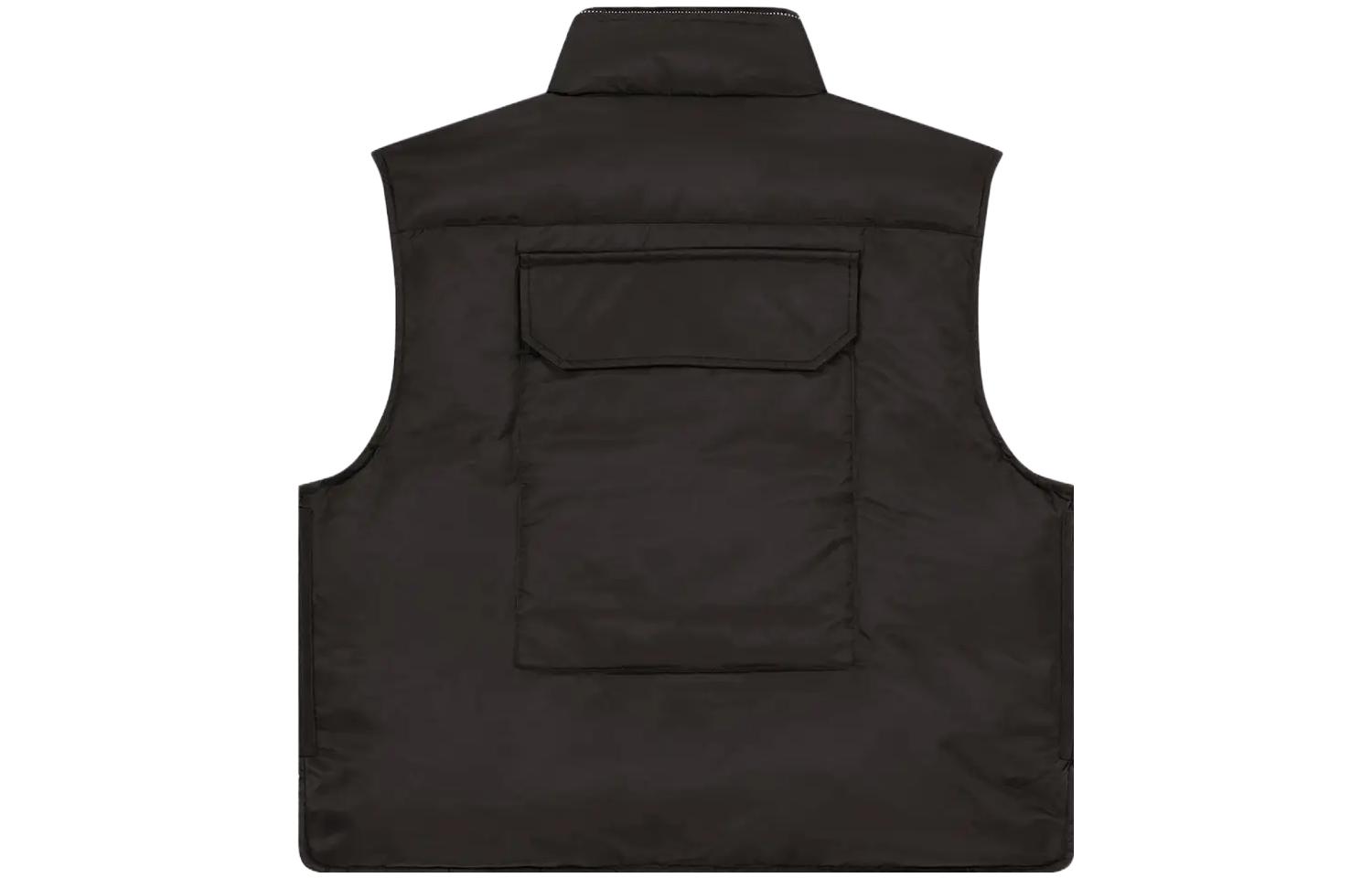 Lookbook Chaleco Negro con Cremallera y Cuello Alto KENZO FD65OU0019NI-99