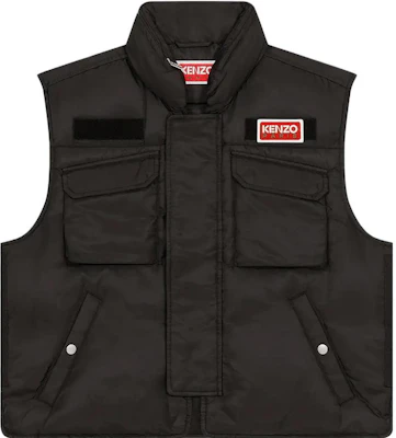 Chaleco Negro con Cremallera y Cuello Alto KENZO FD65OU0019NI-99 Shop Chaleco Negro con Cremallera y Cuello Alto KENZO FD65OU0019NI-99