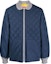 Buy KENZO Blue Colorblock Zip-Up Cotton Jacket FC65BL1289NE-77