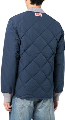 KENZO Blue Colorblock Zip-Up Cotton Jacket FC65BL1289NE-77 Purchase KENZO Blue Colorblock Zip-Up Cotton Jacket FC65BL1289NE-77