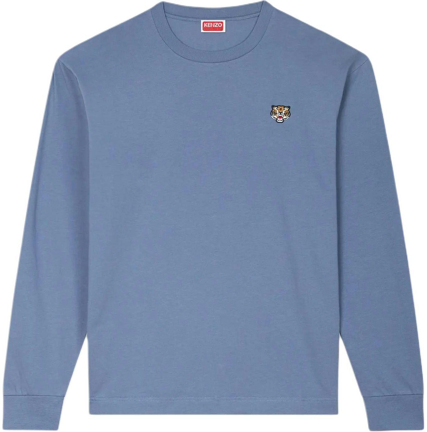 kenzo-blue-embroidered-tiger-crewneck-sweatshirt-long-sleeve-fe-55-ts-1994-sg-67