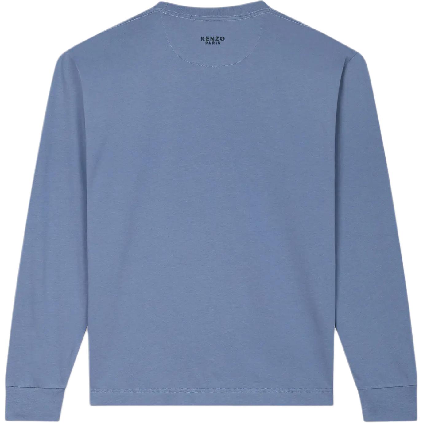 Lookbook KENZO Biru Sweatshirt Lengan Panjang dengan Bordir Harimau Crewneck FE55TS1994SG-67