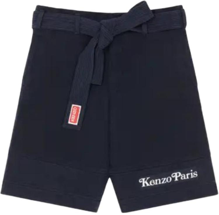 kenzo-blue-letter-print-drawstring-casual-shorts-fe-55-sh-2379-os-77