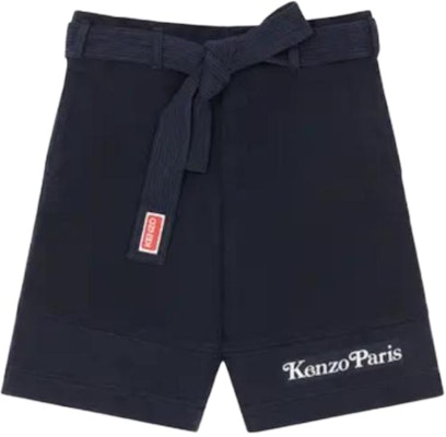 KENZO Blue Letter Print Drawstring Casual Shorts. FE55SH2379OS-77 Buy KENZO Blue Letter Print Drawstring Casual Shorts. FE55SH2379OS-77