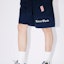 Sizing KENZO Blue Letter Print Drawstring Casual Shorts. FE55SH2379OS-77