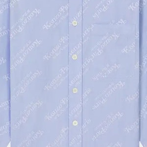 KENZO 蓝色长袖休闲衬衫字母印花款式 FE55CH5079JM-64 Purchase KENZO 蓝色长袖休闲衬衫字母印花款式 FE55CH5079JM-64