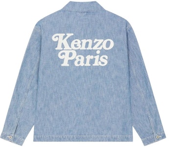 KENZO ブルー ルーズフィット デニムジャケット Vネック ポケット付き 長袖 FE55DM1426H4-DT Lookbook KENZO ブルー ルーズフィット デニムジャケット Vネック ポケット付き 長袖 FE55DM1426H4-DT