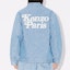 Purchase KENZO ブルー ルーズフィット デニムジャケット Vネック ポケット付き 長袖 FE55DM1426H4-DT