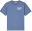 Buy KENZO 藍色寬鬆版圓領文字印花T恤 SS24. FE65TS2984SI-67