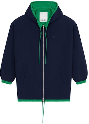 KENZO 藍色虎頭印花拼色連帽外套夹克 FC55BL1131NT-76 Buy KENZO 藍色虎頭印花拼色連帽外套夹克 FC55BL1131NT-76