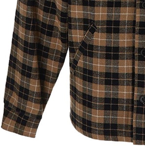 KENZO 棕黑色修身格纹长袖衬衫 FD65CH5199OE-12 Details for KENZO 棕黑色修身格纹长袖衬衫 FD65CH5199OE-12