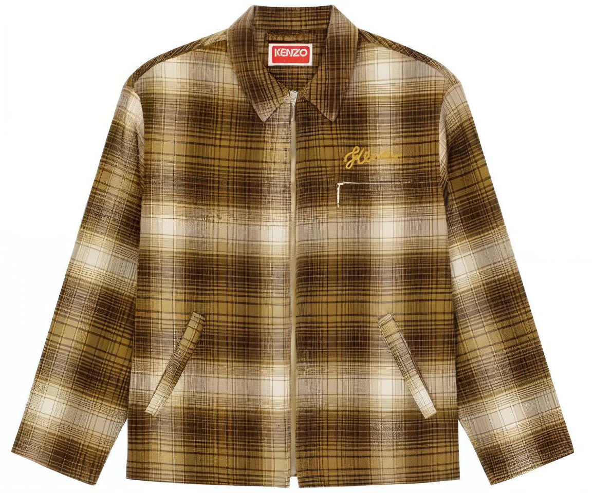 kenzo-checkered-zip-up-jacket-in-dark-brown-fd-65-bl-2069-gd-90