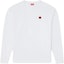 Order KENZO Floral Applique Crewneck Long Sleeve T-Shirt Off-White. FE65TS4764SG-02