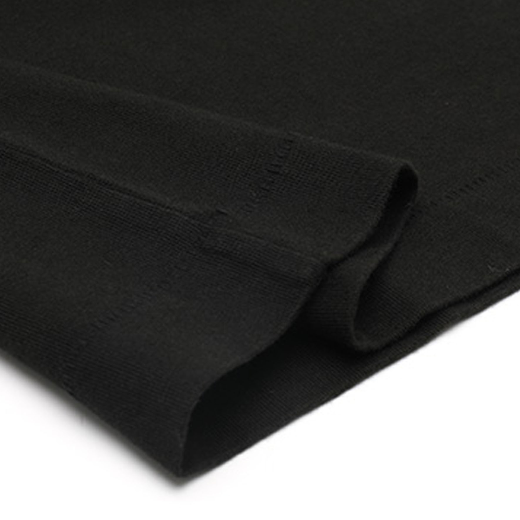 Sizing KENZO 刺繡花卉Logo長袖圓領T恤 黑色 FE55TS1854SG-99J