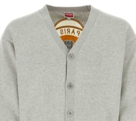 겐조 플로럴 레터 싱글 브레스트 니트 카디건 그레이 FD65CA4163BB-93 Shop 겐조 플로럴 레터 싱글 브레스트 니트 카디건 그레이 FD65CA4163BB-93