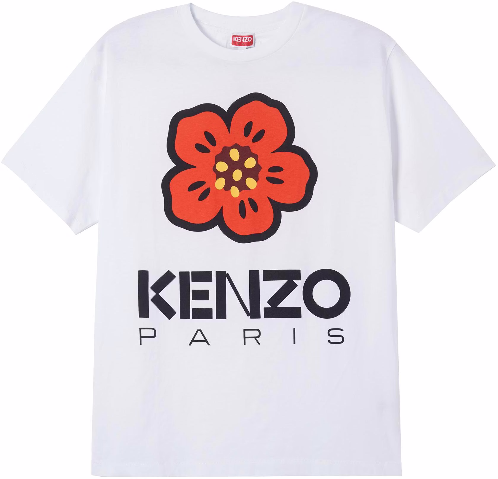 kenzo-floral-logo-print-crew-neck-t-shirt-white-fd-55-ts-4454-so-01