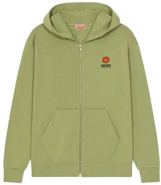 kenzo-floral-logo-zip-up-jacket-olive-green-fd-55-sw-4424-mf-61
