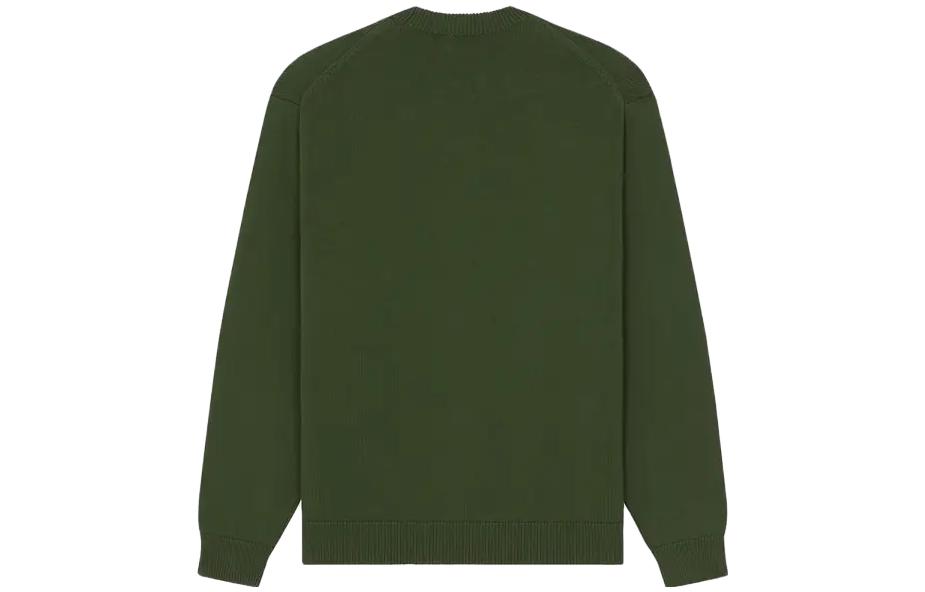 KENZO  Green Crewneck Sweater with Floral Logo Embroidery. FD55PU3803LC-51 圖 3