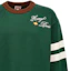 Purchase KENZO Green Crewneck Sweater with Logo Print. FD65PU4133-BJ53