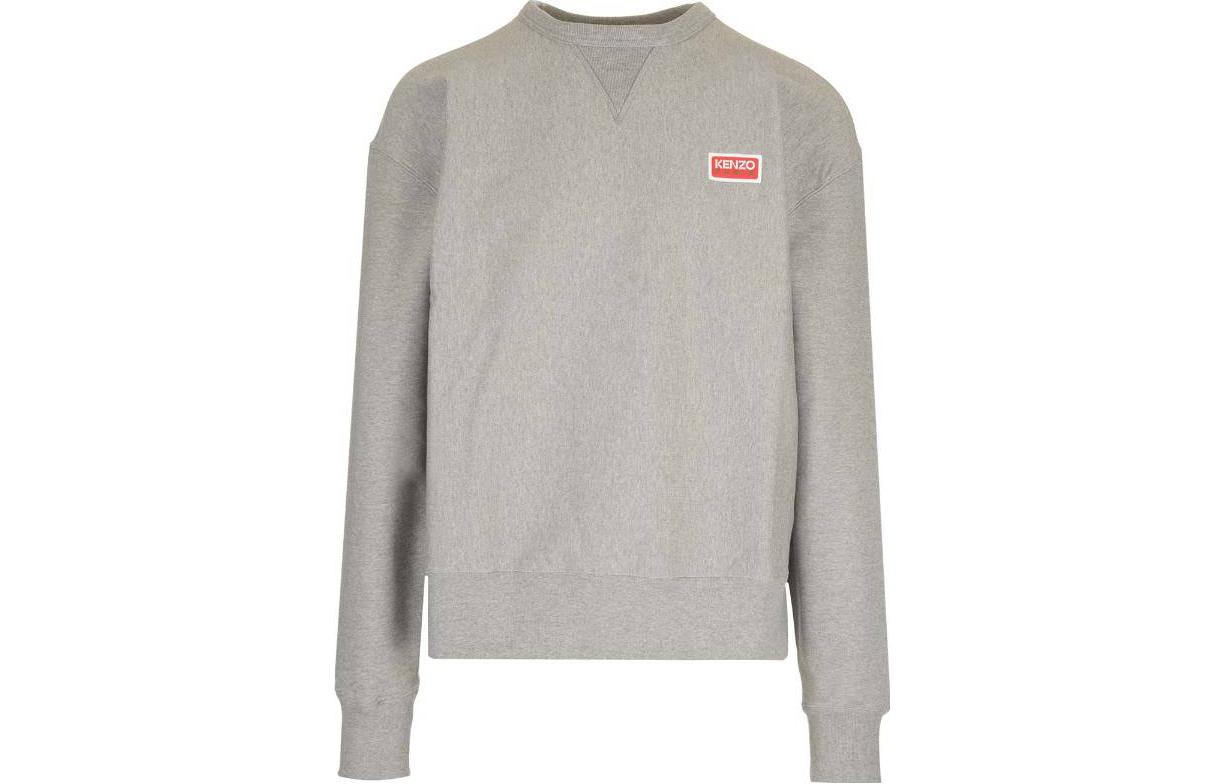 KENZO  Grey Crewneck Slim Fit Long Sleeve Sweatshirt. FD65SW0714ME-94 圖 2