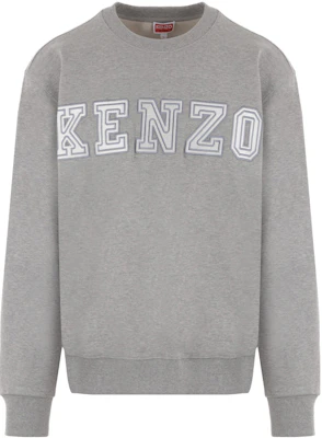 KENZO Grey Crewneck Sweatshirt with Letter and Numeric Print. FD65SW0064MF-94 Order KENZO Grey Crewneck Sweatshirt with Letter and Numeric Print. FD65SW0064MF-94