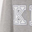 Details for KENZO Grey Crewneck Sweatshirt with Letter and Numeric Print. FD65SW0064MF-94