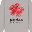 Sizing KENZO Grey Crewneck Sweatshirt with Logo Design. FE55SW1704MF-94C