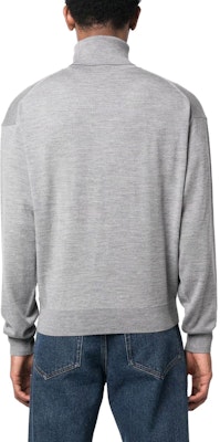 KENZO Grey High Neck Long Sleeve Sweatshirt with Letter Logo. FD65PU4013BA-94 Shop KENZO Grey High Neck Long Sleeve Sweatshirt with Letter Logo. FD65PU4013BA-94