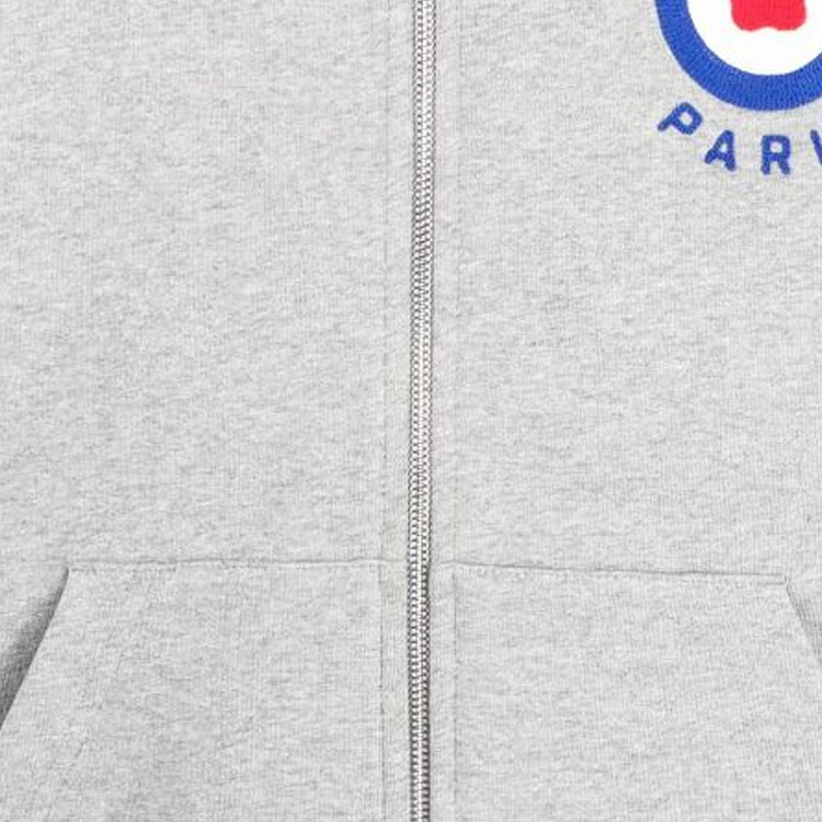 KENZO  Grey Hoodie with Letter Print and Full Zip FD65SW0754M-F94 圖 7