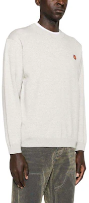 KENZO Suéter Gris Holgado Floral de Manga Larga Cuello Redondo FE55PU3813LB-93 Purchase KENZO Suéter Gris Holgado Floral de Manga Larga Cuello Redondo FE55PU3813LB-93