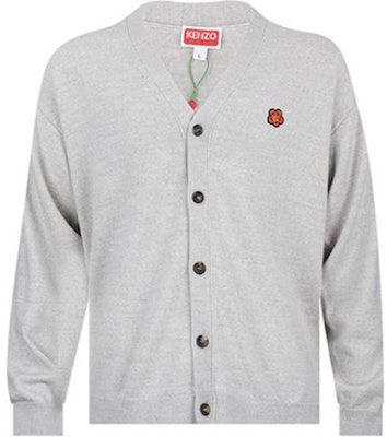 KENZO Kelabu Sweater Lengan Panjang V-Leher Butang Depan. FE55CA3813LB-93 Buy KENZO Kelabu Sweater Lengan Panjang V-Leher Butang Depan. FE55CA3813LB-93