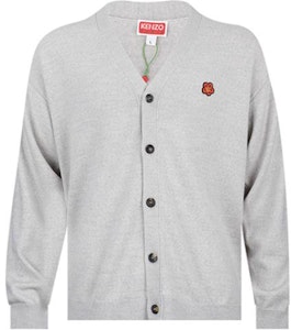 KENZO 灰色V領鈕扣長袖毛衣 FE55CA3813LB-93 Order KENZO 灰色V領鈕扣長袖毛衣 FE55CA3813LB-93