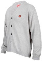 KENZO Abu-Abu Sweater Lengan Panjang V-Neck dengan Kancing Depan. FE55CA3813LB-93 Shop KENZO Abu-Abu Sweater Lengan Panjang V-Neck dengan Kancing Depan. FE55CA3813LB-93