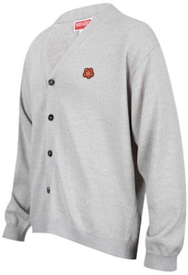 KENZO Kelabu Sweater Lengan Panjang V-Leher Butang Depan. FE55CA3813LB-93 Shop KENZO Kelabu Sweater Lengan Panjang V-Leher Butang Depan. FE55CA3813LB-93