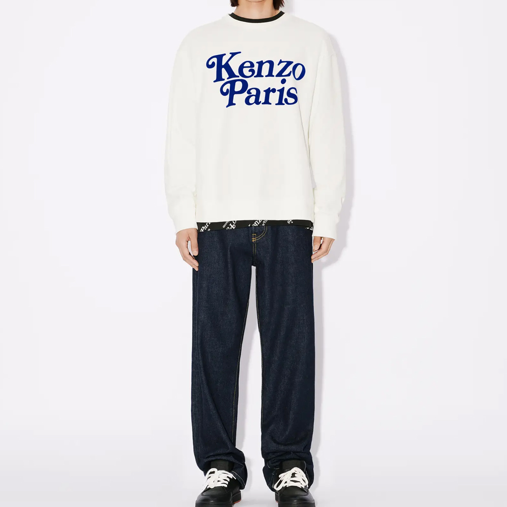 Purchase KENZO 标志长袖圆领卫衣 FE55SW1464MG-02