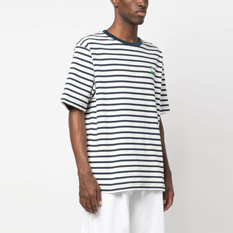 KENZO  Logo Striped Detail Crewneck T-Shirt Short Sleeve FD55TS4364SL-77 圖 5