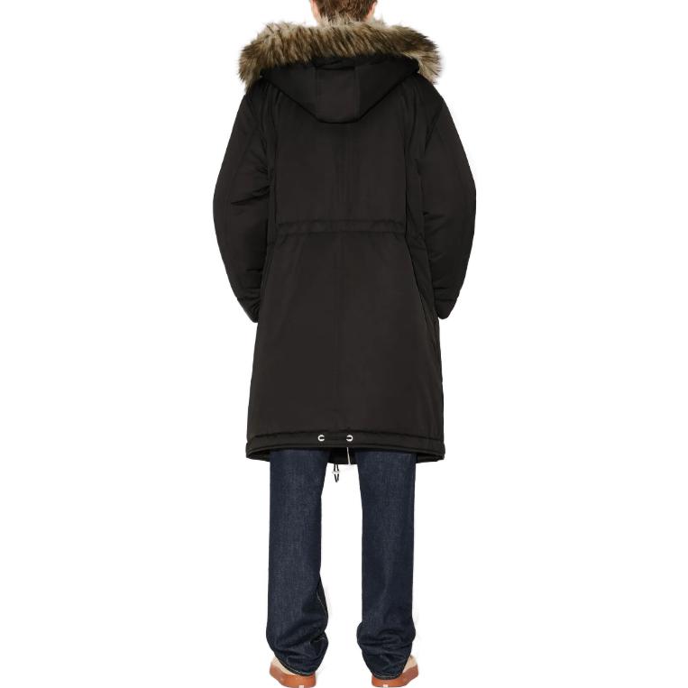 Details for KENZO Abrigo Largo con Capucha Desmontable en Negro. FD65OU3079OD-99