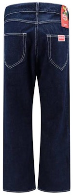 KENZO Loose Fit Blue Straight Leg Denim Jeans. FE55DPP336B1-DM Lookbook KENZO Loose Fit Blue Straight Leg Denim Jeans. FE55DPP336B1-DM