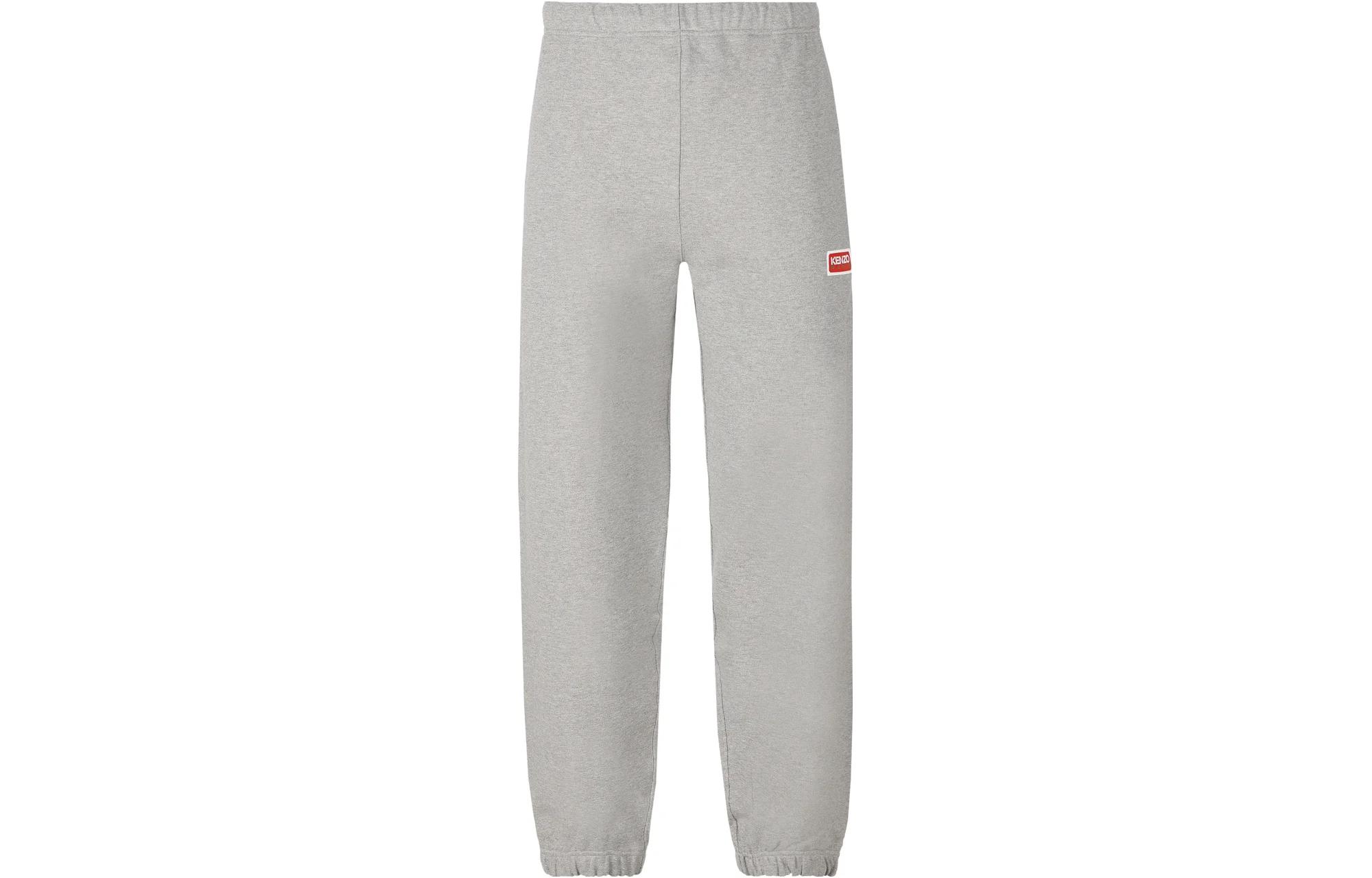 Order KENZO 寬鬆版灰色字母印花運動長褲 FD65PA7034ME94